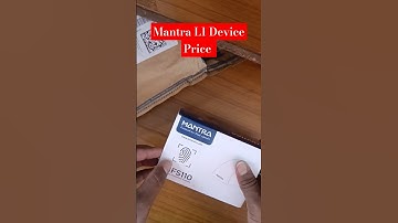 Mantra L1 Fingerprint Scanner ( MFS110) Unboxing || New Mantra Device | Mantra L1 RD Service Price