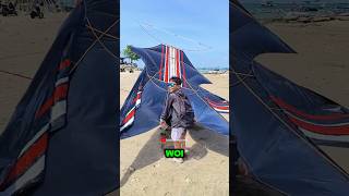 Woi‼️ Aku Test Fly Layangan Bebean Knockdown 2,5 Meter‼️