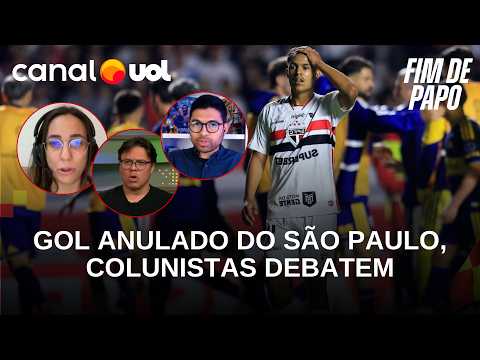 WAS SÃO PAULO'S GOAL AGAINST BOCA RULED OUT CORRECTLY? COLUMNISTS DEBATE