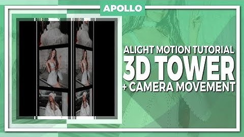 Alight Motion Tutorial: 3D Tower + Camera Movement | Advanced Transition | After Effects Inspired