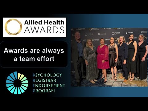 Dr. Aaron Frost's Speech at the Allied Health Awards | Excellence in ...