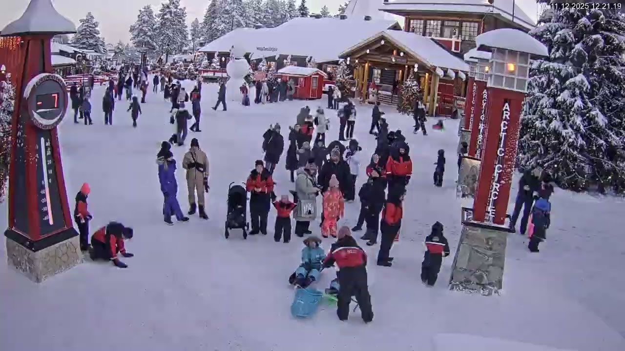 Finland - Santa Claus Village Timelapse 11.12.2025