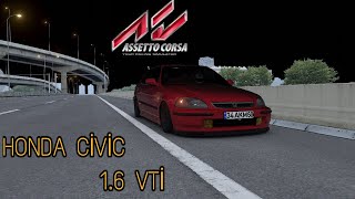 160 Hp Honda Civic 1.6 Vti Assetto Corsa