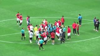 20160503 浦和レッズvs浦項　試合後の騒動～前代未聞の「整列・挨拶不能状態」～