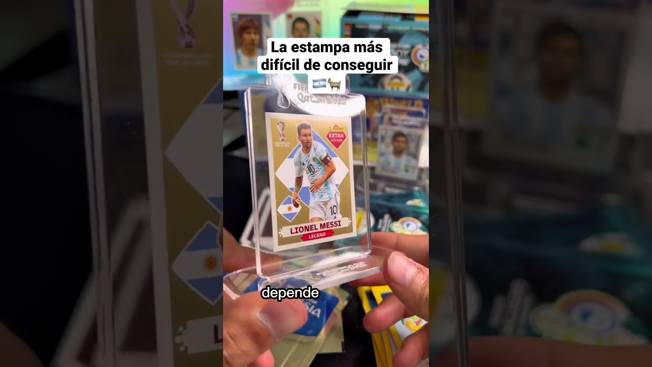 Messi dorado extra sticker 