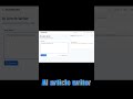 Create Articles in 5 Seconds?! ToolsBundle AI Writer Demo