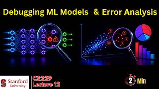 Debugging ML Models and Error Analysis in 2 Min | Stanford CS229 | L -  12