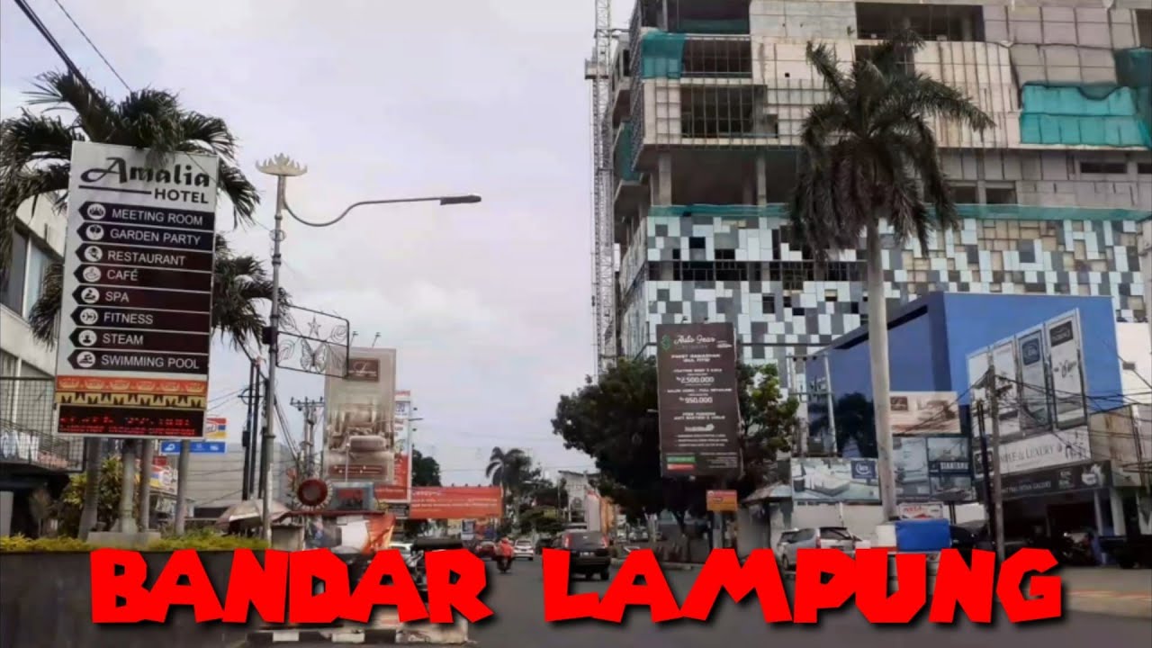 Walking around at Bandar Lampung City  YouTube