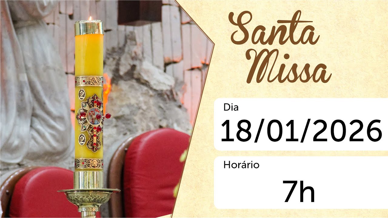 SANTA MISSA - 18/01/2026 – 7h - AO VIVO - PARÓQUIA ESPÍRITO SANTO