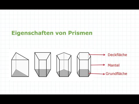 Video: Welche Beziehung besteht zwischen Prismen und Pyramiden?