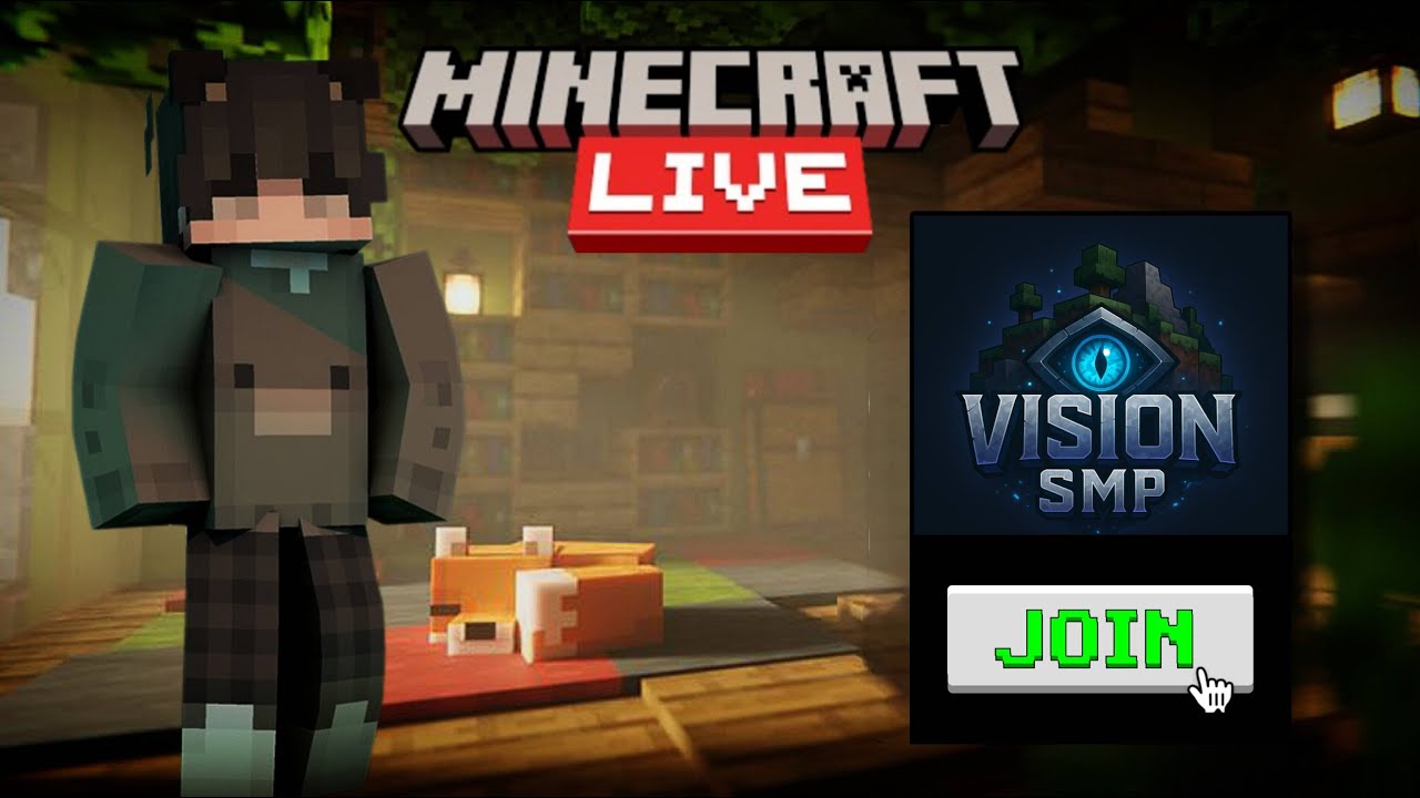 🔴New Best Public Smp Server For Minecraft | 24/7 | VisioN SMP 