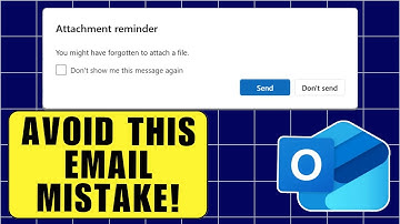 Werkt de bijlageherinnering in Outlook niet? Dit is de reden!