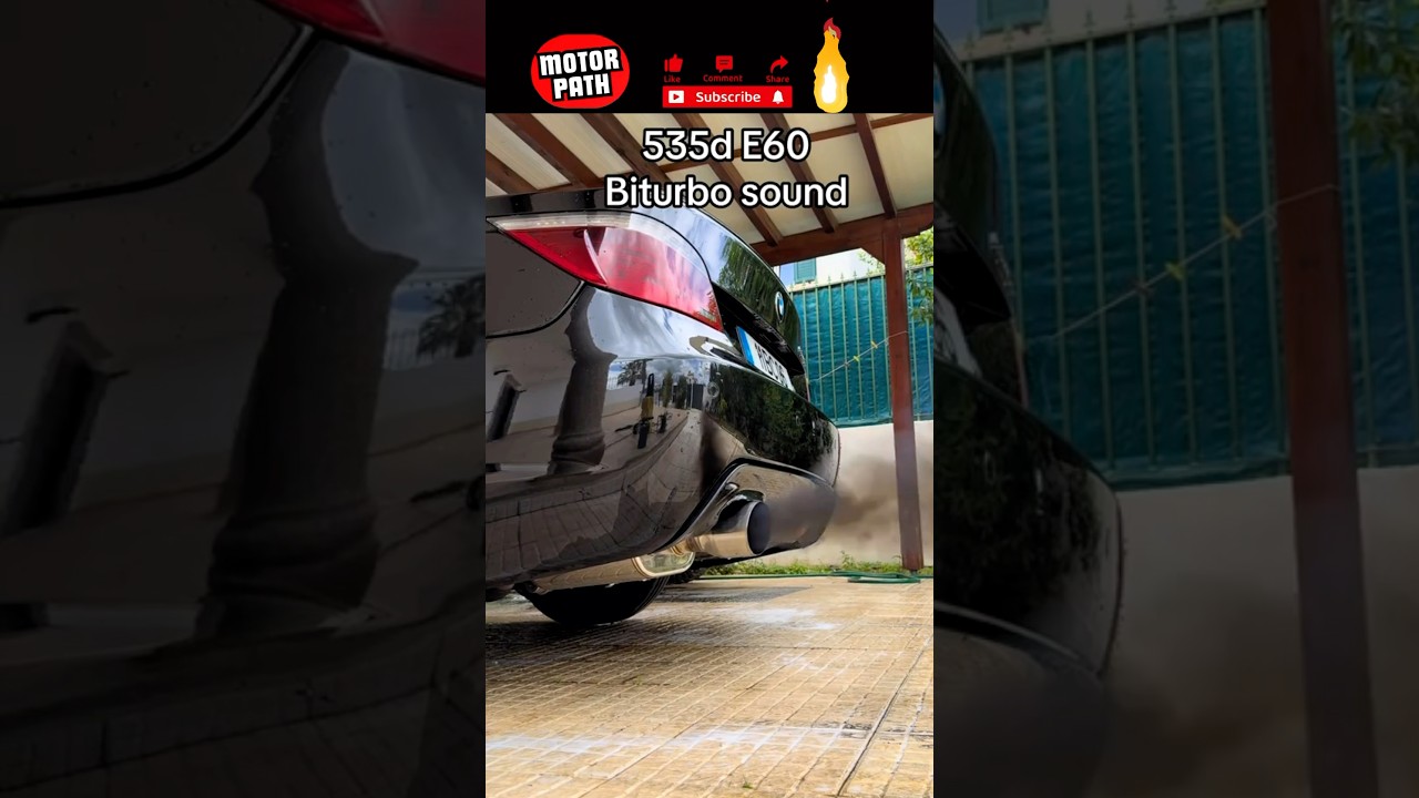 535D M57 Straight Pipe Exhaust Sound 