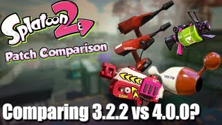 Splatoon 2 - Patch Differences & Thoughts of 3.2.2 vs 4.0.0?!
