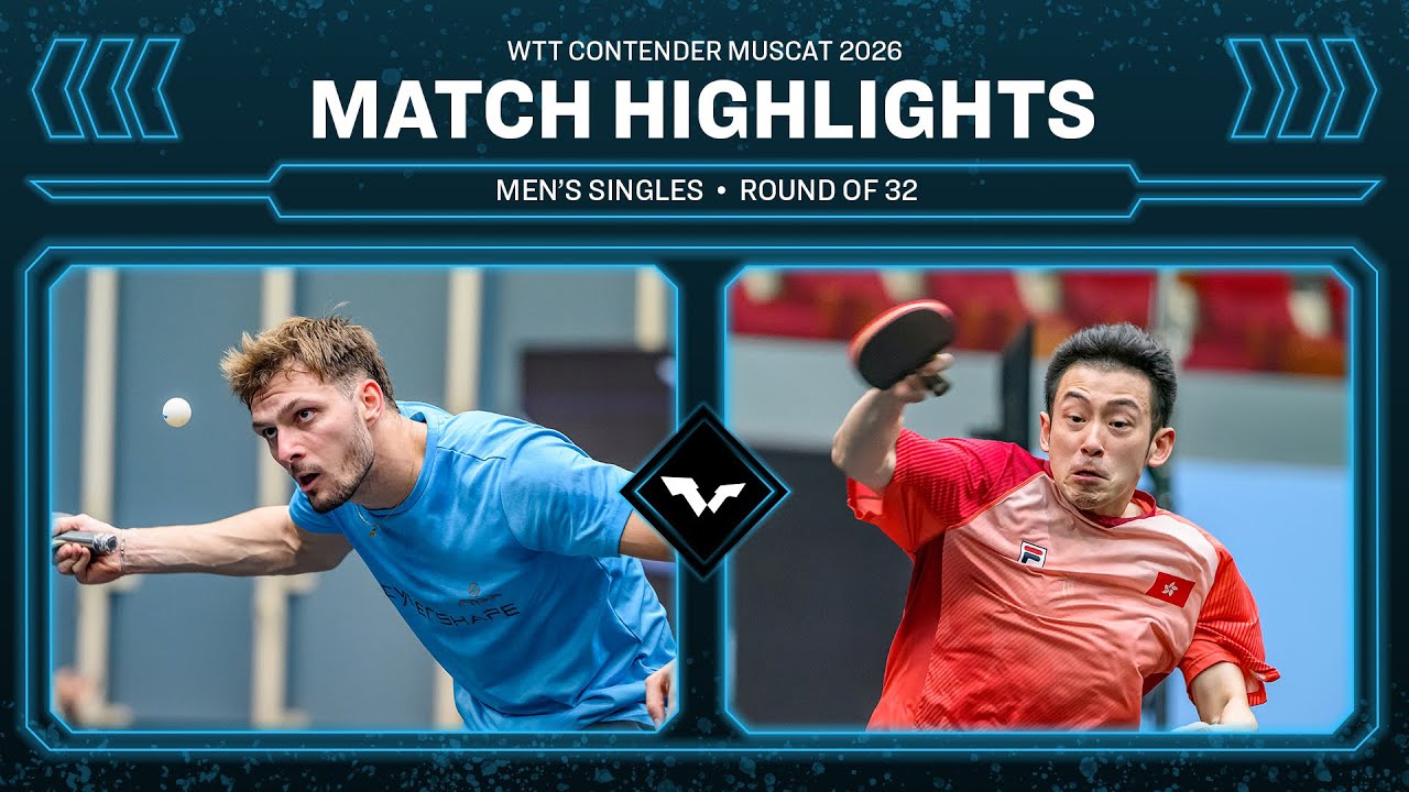 Lilian Bardet vs Wong Chun Ting | MS R32 | WTT Contender Muscat 2026