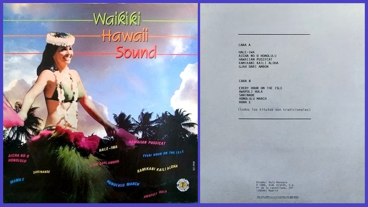 Unknown Artist – Waikiki Hawaii Sound - 1986 - Lp - YouTube