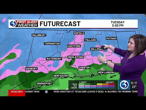FORECAST: A mixed bag prompts a First Alert Weather Day Tuesday