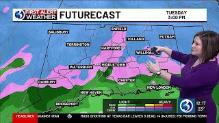 FORECAST: A mixed bag prompts a First Alert Weather Day Tuesday