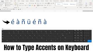 How to Type Accents on Keyboard (Hidden Shortcuts!) Stop Copy-Pasting Accents! Use Quick Shortcuts