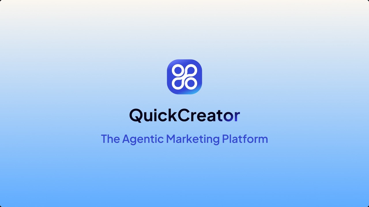 QuickCreator Agent Demo | Agentic Marketing Platform