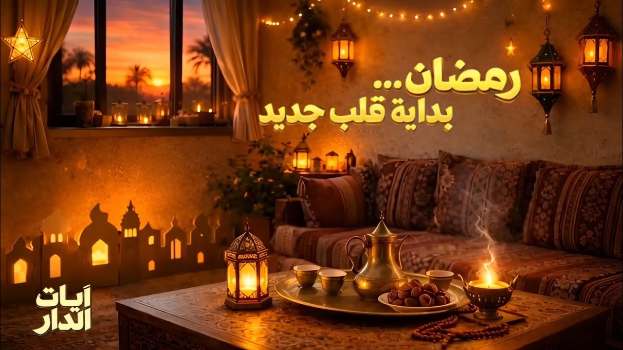 سورة البقرة كاملة بصوت الشيخ علي الحذيفي | تلاوة هادئة في أجواء رمضان 🌙