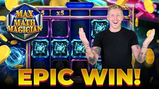 MEGA BIG WIN ON MAX THE MATHMAGICIAN 🤯🚨