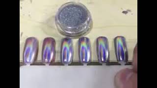 Hali Holographic Pigment Powder Using On Nail, Item:HLGP-02