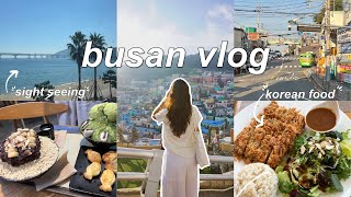 BUSAN VLOG | train to busan, gamcheon culture village, + trying bingsu *ੈ✩‧₊˚