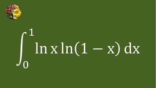 4th method to evaluate the definite integral using basic techniques &amp; infinite series (Mis-1419AAA)