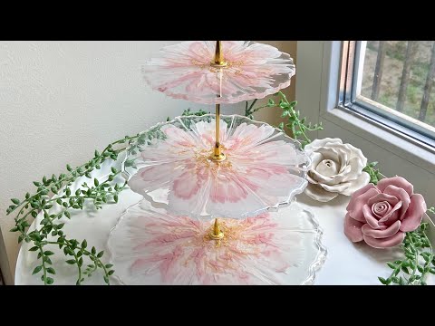 Amazing Effect in 3D Flower Cake Stand