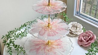 Amazing Effect in 3D Flower Cake Stand