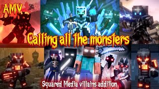 Calling all the monsters//AMV//Squared Media VILLAINS// Halloween
