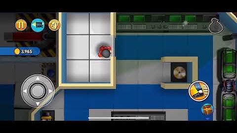Robbery Bob: CHAPTER 3 - SECRET LABS Level 11 , 100% iOS/Android Walkthrough