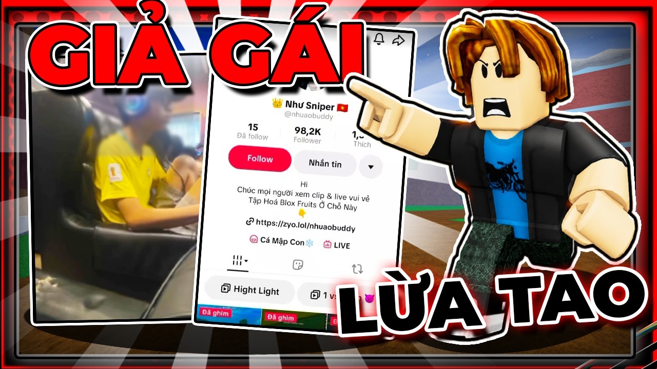BẢN TIN ROBLOX - IDOL BLOX FRUITS GIẢ GÁI LIVESTREAM BỊ TỐ CÁO...