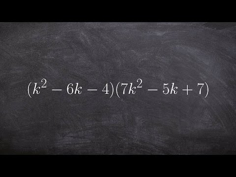 Multiply a Trinomial by a Trinomial Using a Rectangle - Math Tutorial