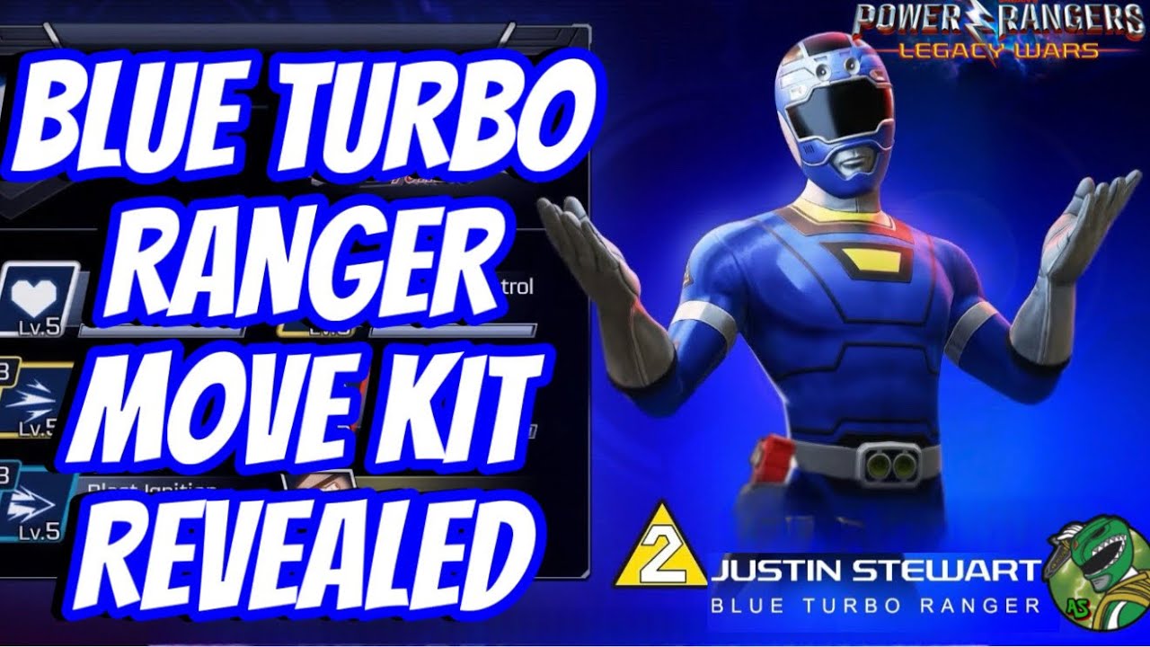Power Rangers: Legacy Wars - TURBO BLUE OFFICIAL MOVE KIT REVEAL ...