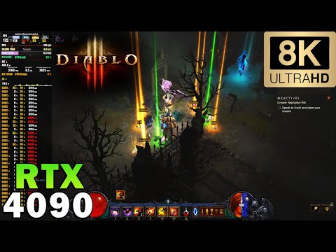 ►Diablo 3 (Greater Rift) in 8K | RTX 4090 | Ryzen 9 7950X | Maximum Graphics