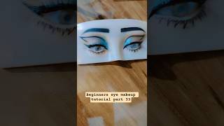 Beginners eye makeup tutorial part 33😊💗#trending #makeup #viralvideo #viral #shortvideo #shorts #art