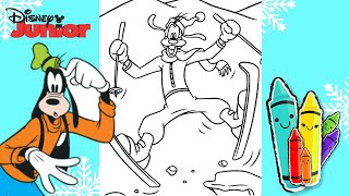 Color With Goofy! Fun Goofy Disney Coloring Pages For Kids