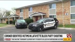 Coroner identifies victims in Lafayette block party shooting