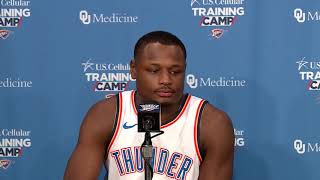 Thunder Media Day: Deonte Burton