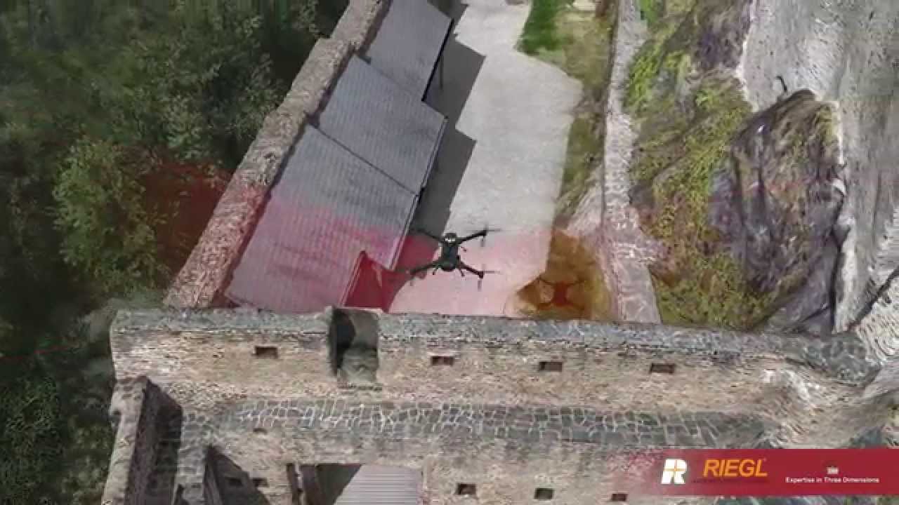 RIEGL's RiCOPTER UAV at Castle Vianden (Luxembourg)!