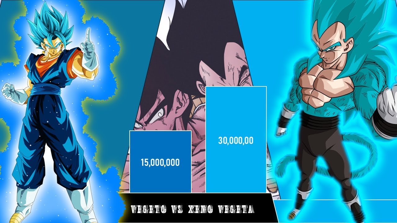 vegeto vs Xeno Vegeta Power Level