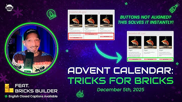 Advent Calendar: Tricks for Bricks Builder - Trick #5: No more unaligned Buttons in Columns