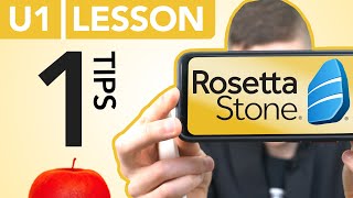 Rosetta Stone Japanese | Basic Sentences, Tips and Review #1