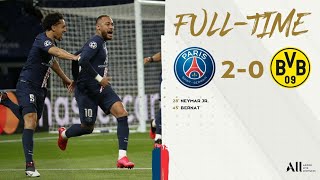 Psg vs borussia dortmund || champions league 19/20 round of 16 all
goals & highlights