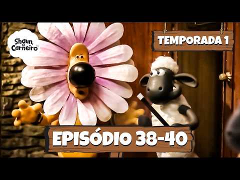 Shaun, o Carneiro Temporada 1 Episódio 38 - 40 | Volta Às Aulas 🚌🔔