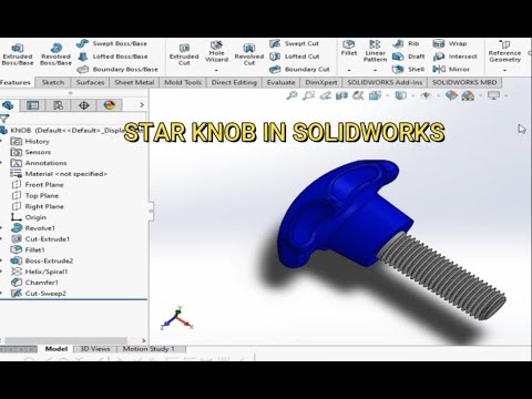 Bouton dans Autodesk Inventor 3D || Tutoriels CAO Inventor 3D || Commandes Inventor || Principes ...
