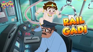 Download Lagu Rail Gadi 🚂😄 | Selfie with Bajrangi | Season 01 | Hindi Cartoon For Kidz | Wow Network MP3