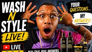 I Answered Your Biggest 360 Wave Questions LIVE! (Wash & Style Q&A)